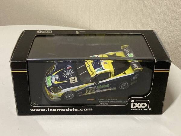 送料無料 イクソ 1/43 シボレー コルベット C6R #72 Le Mans 2007 【LMM127】IXO ミニカー