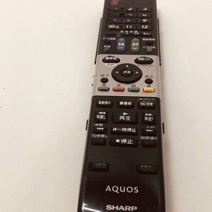 【シャープ 純正 リモコン 9J04】動作保証 即日発送 GA738WJSA LC-20DX1 LC-26DX1 LC-32DX1 LC-37DX1 LC-42DX1 側面すべり止め劣化欠損