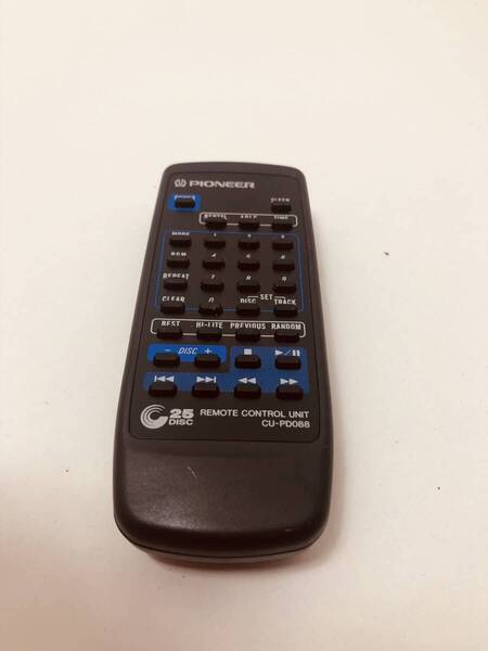 【パイオニア 純正 リモコン 9K22】動作保証 即日発送 CU-PD088 CDチェンジャー PD-F25A用 オーディオ