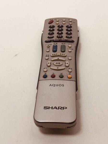 【シャープ 純正 リモコン 9M04】動作保証 即日発送 GA417WJSA テレビ LC-32G700/LC-37G700/LC-32GD6/LC-37GD6/LC-32GD7/LC-37GD7