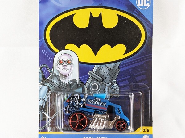 本家US版 ホットウィール バットマン ミスター・フリーズ Hot Wheels COOL-ONE HDG89 USカード