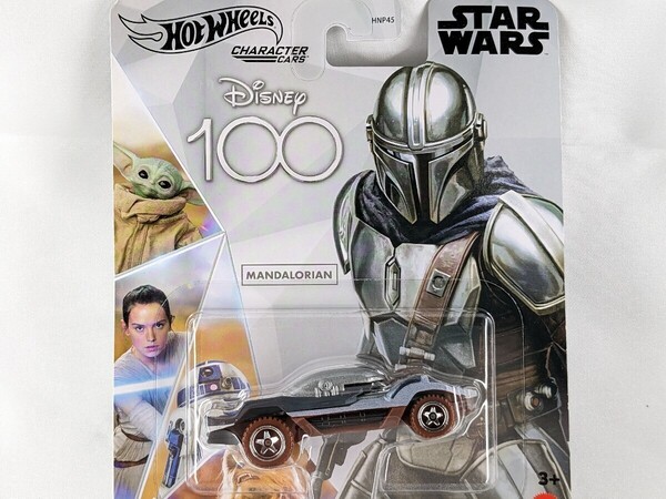本家US版 ホットウィール スターウォーズ マンダロリアン ディズニー 100周年 ミニカー Hot Wheels Disney HNP45 HNP53