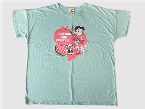 即決■★BETTY BOOP★■ベティーブープ・ゆるTシャツL:SIZE=L