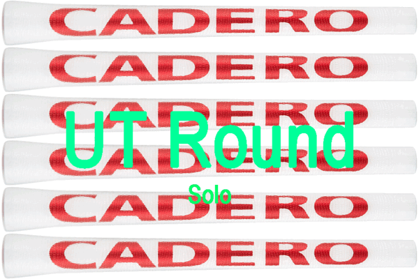 ★送料込価格★Cadero Grip 2x2 Pentagon UT Solo Round White / Red x 6pcs★カデロ グリップ★6本セット★