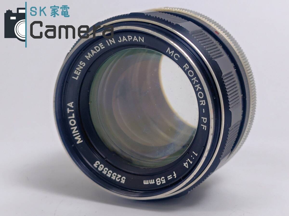 2025年最新】Yahoo!オークション -rokkor-pf 58mm f1.4の中古品 2025年最新】Yahoo!オークション -rokkor-pf 58mm f1.4の中古品