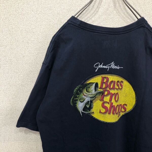 アメリカ古着 tシャツ バスプロショップ バックプリント M 75