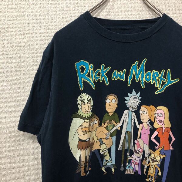 アメリカ古着 tシャツ アニメ リックアンドマーティ M 791