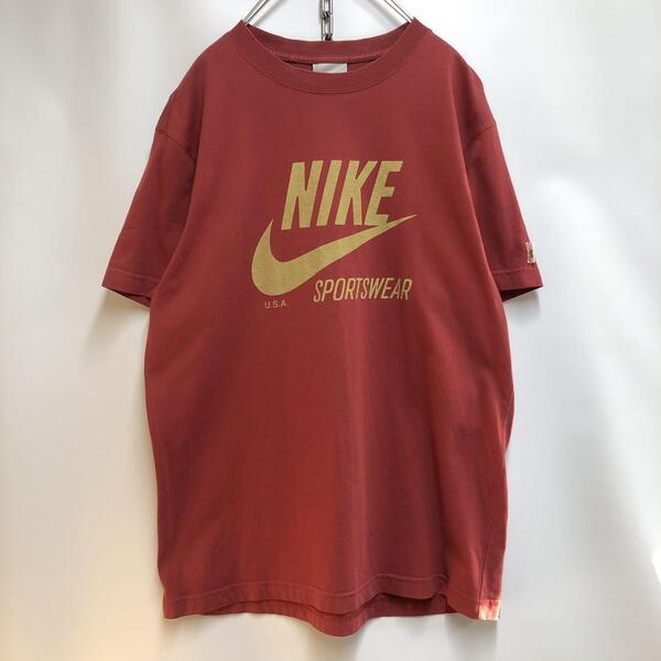 NIKE 半袖Tシャツ フェードレッド メンズL