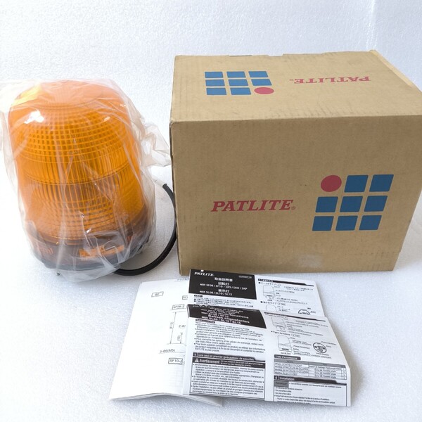 【送料無料】パトライト/PATLITE 正規品/回転灯表示灯 SL15-M1JN-Y Φ150 DC12~24V 発光パターン(3種) 色 イエロー3点ボルト足取付