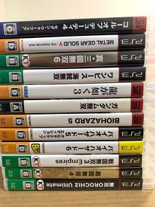 PS3ソフト 12本セット★戦国無双 無双オロチ バイオハザード5.6 ガンダム無双 龍が如く3 メタルギアソリッドV コールオブデューティ4 他