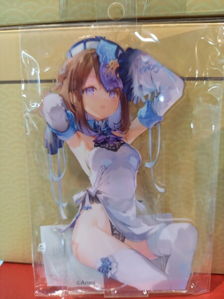 青 Anmi先生 anmi アクリルスタンド アキバ美少女艶画展 アクスタ アクリルフィギュア キョンシー アキバ美少女艶画