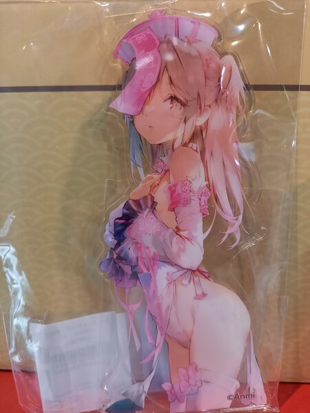ピンク Anmi先生 anmi アクリルスタンド アキバ美少女艶画展 アクスタ アクリルフィギュア キョンシー アキバ美少女艶画