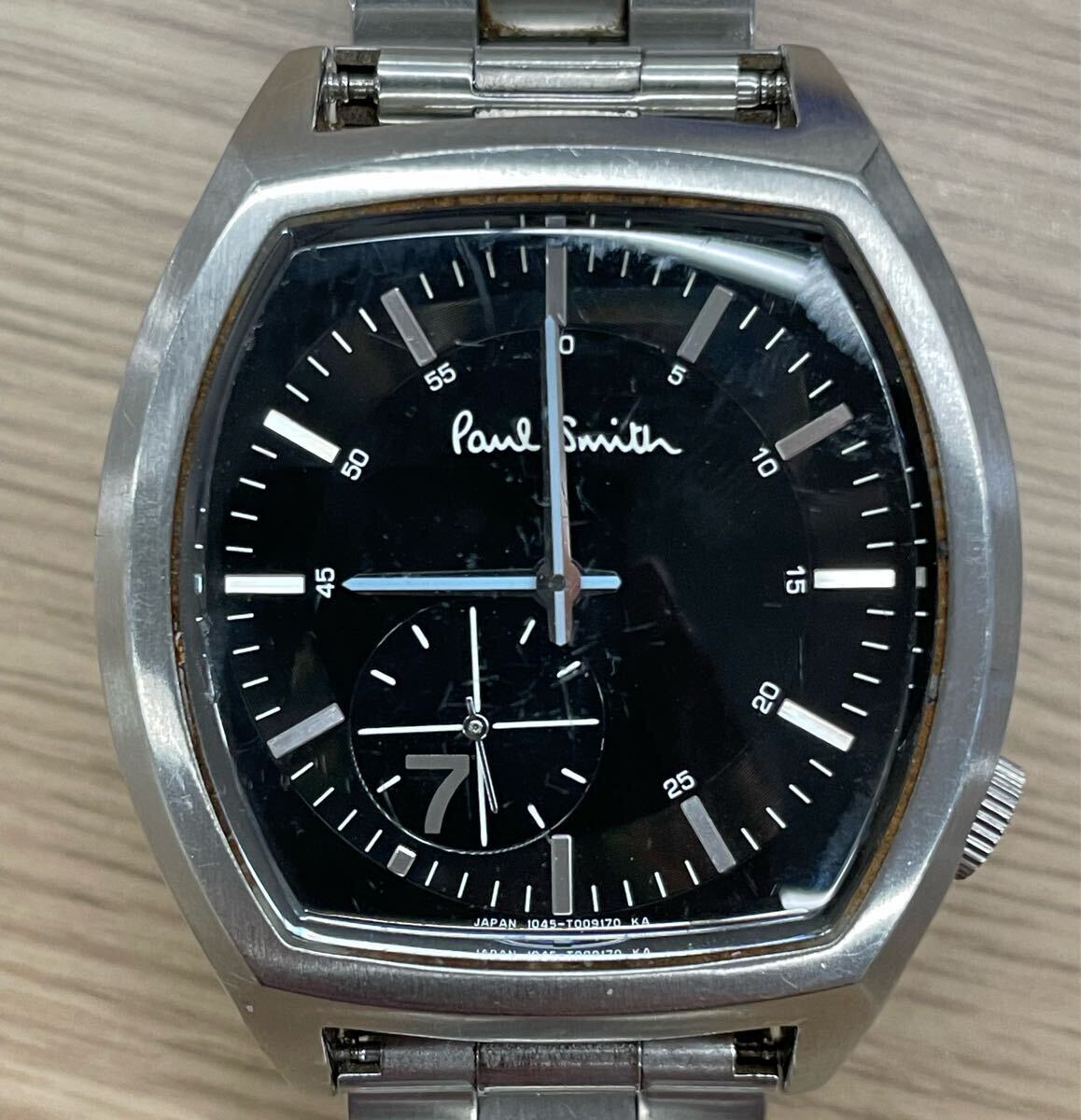 超美品 Paul Smith ポールスミス ナンバー7 腕時計 1045-T001467