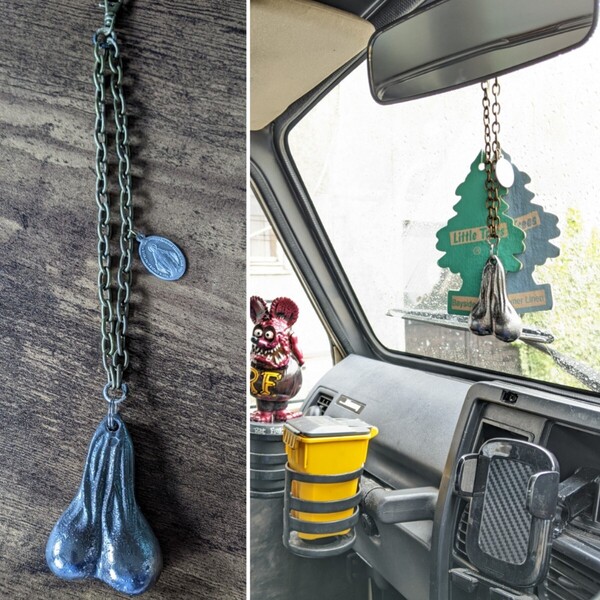 カーアクセサリー 交通安全 お守り ブルズボール ルームミラーの飾り ブルズボール #バンパーナッツ #トラックナッツ #アメ車 ブルズボール