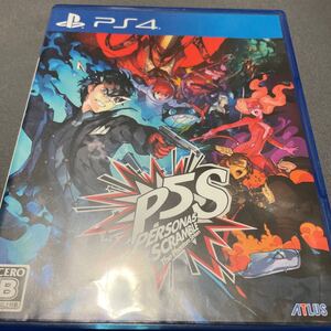 PS4ソフト ペルソナ5 スクランブル ザ ファントム ストライカーズ ジャケット難あり