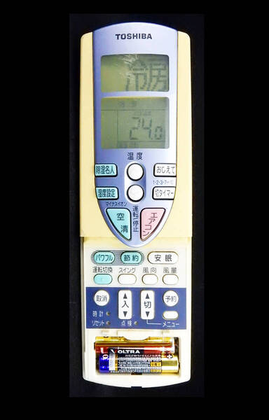 WH-F1P 東芝 TOSHIBA エアコン リモコン■返品可能■送料無料■動作確認済■赤外線テスト写真有■液晶画面写真有@250426 2113