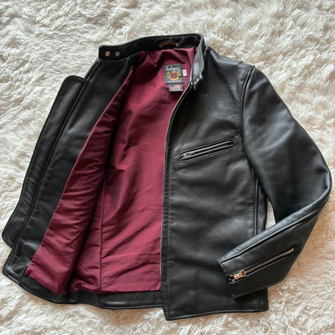 2025年最新】Yahoo!オークション -schott ライダース 赤の中古品