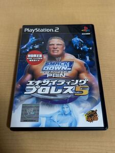 PS2 プレステ2 エキサイティングプロレス5 美品 箱説付 PlayStation プレイステーション