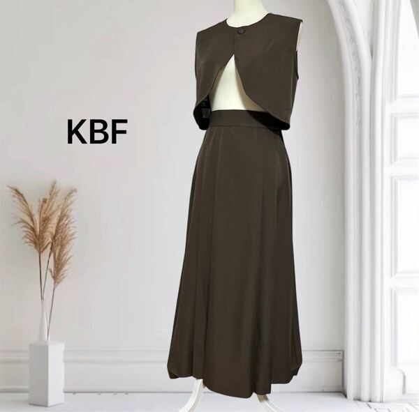 KBF BACKオープン セパレート ワンピース セットアップ