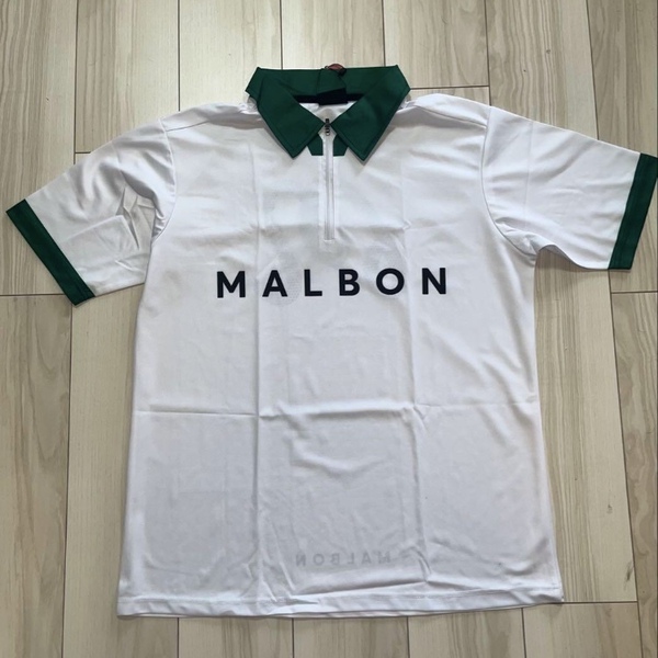 M 黒 マルボンゴルフ MALBON GOLF ポロシャツ 即日 メンズ