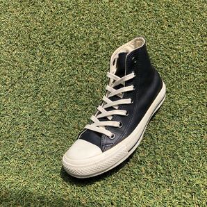 美品24 converse×MHL. LEA ALLSTAR HIコンバース×マーガレット ハウエル レザーオールスターハイ HB414
