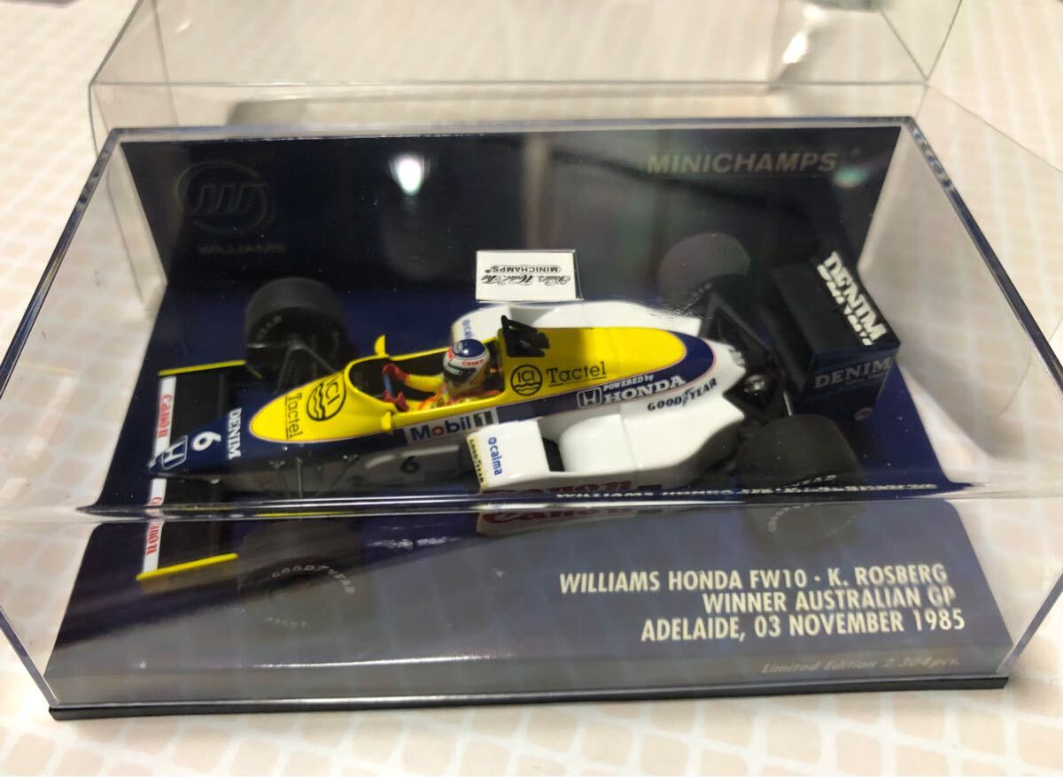1/43 Rosberg Australian Winner Minichamps Williams Fw10B