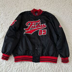 【FUBU】フブ XL ボンバージャケット MA1 スタジアムジャケット 90s