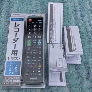 ◎0704u0837 エレコム リモコン レコーダー用 テレビにも対応 ブラック ERC-BDR01BK-MU