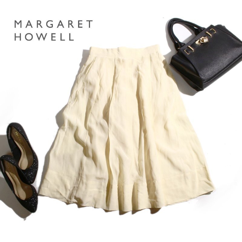 HIGHDENSE COTTON SILK（スカート）｜MARGARET HOWELL