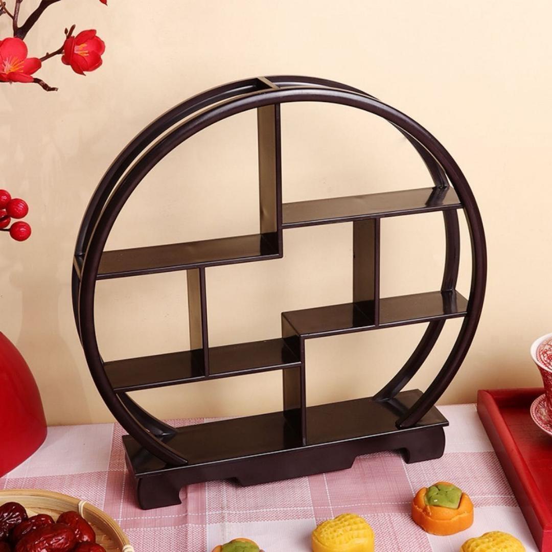中華風 飾り棚 茶器棚 - メルカリ
