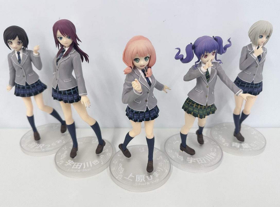 バンドリ！ AfterGlow 制服 フィギュア5体セット 未使用 未開封