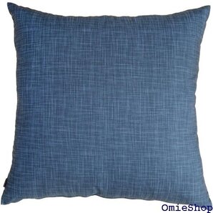fabrizm 日本製 クッションカバー 60角 60×60cm むら糸 藍 1454-ai-ai 14377