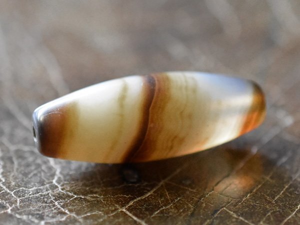 2306】ANTIQUEウランガラス黄色算盤玉Lサイズ10個セットBS1