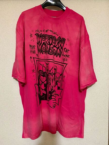 マリリンマンソン Tシャツ XL 新品未使用 バックプリント有り レアデザイン marilyn manson