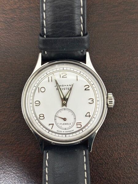 JUNGHANS Meister 27/3920 006 手巻き ユンハンス マイスター スモセコ