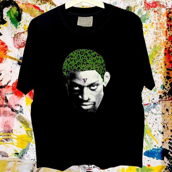 ロッドマン リプリント Tシャツ 半袖 メンズ 新品 個性的 黒 NBA 新品 新品未使用 レトロ 個性的 奇抜 エモい カットソー 攻め 前衛的