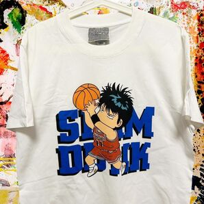 流川楓リプリント Tシャツ 半袖 メンズ 新品 バスケ NBA スラダン SLAM DUNK バスケットボール 湘北高校 桜木花道 流川楓 三井寿