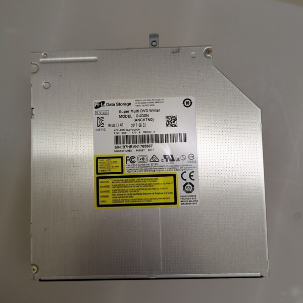 DVDスーパーマルチドライブ GUD0N SATA 9.5mm NEC versapro VJ23TF-U lavie 2017年 ベゼルなし 管US23