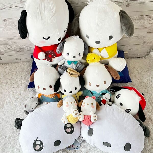 サンリオ ポチャッコ 13点セット マスコット ぬいぐるみ ゴーストウェディング 超超ビッグデラックス マスコット 36
