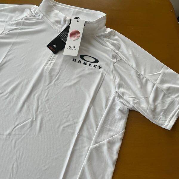 JP-XXL(3L)サイズ新品OAKLEYオークリー ハーフジップモックネックHYDROLIX優れた吸汗速乾性能UV