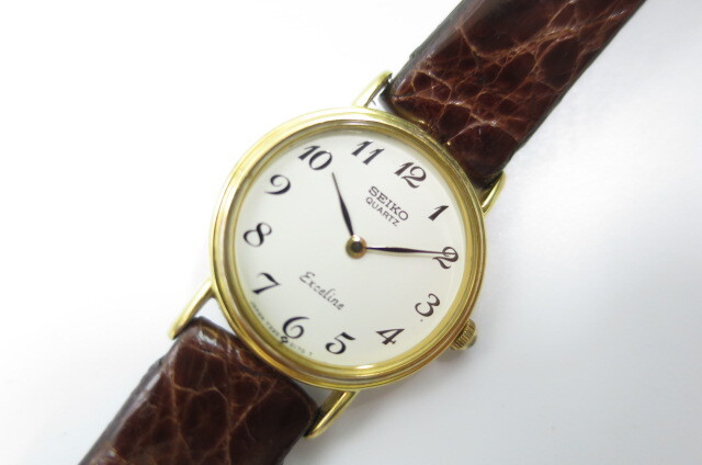 SEIKO セイコー エクセリーヌ 7320-0070 14K刻印有 不動