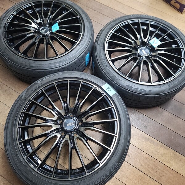 説明文必読 TANABE SSR Blikker 01F ホイールB+C+D=3本 225/45 R19 8.0J +38 5穴 114.3 エスティマ アルファード ハリアー他