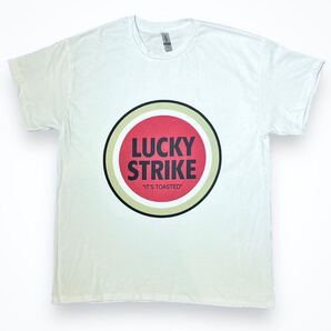 ラッキーストライク Tシャツ タバコ たばこ 企業物 USA 90s 製 マルボロ 古着 STP Vintage ハーレーダビットソン 山田レン 着 バドワイザー