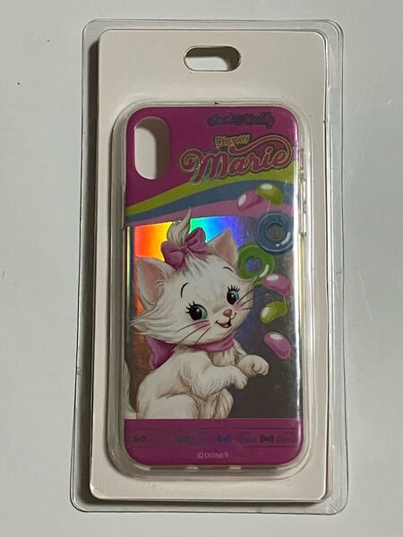 未使用 iPhone ディズニー マリー ネコ ケース iPhoneX iPhone X 用 XS iPhoneXS ディズニーストア 購入 Disney Marie