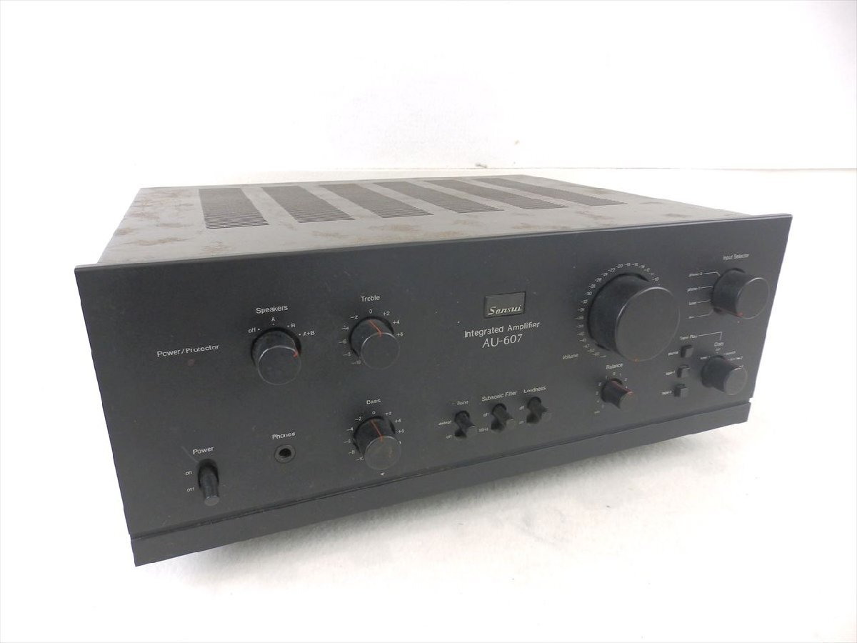 Yahoo!オークション -「sansui au-607」(アンプ) (オーディオ Yahoo!オークション -「sansui au-607」(アンプ) (オーディオ
