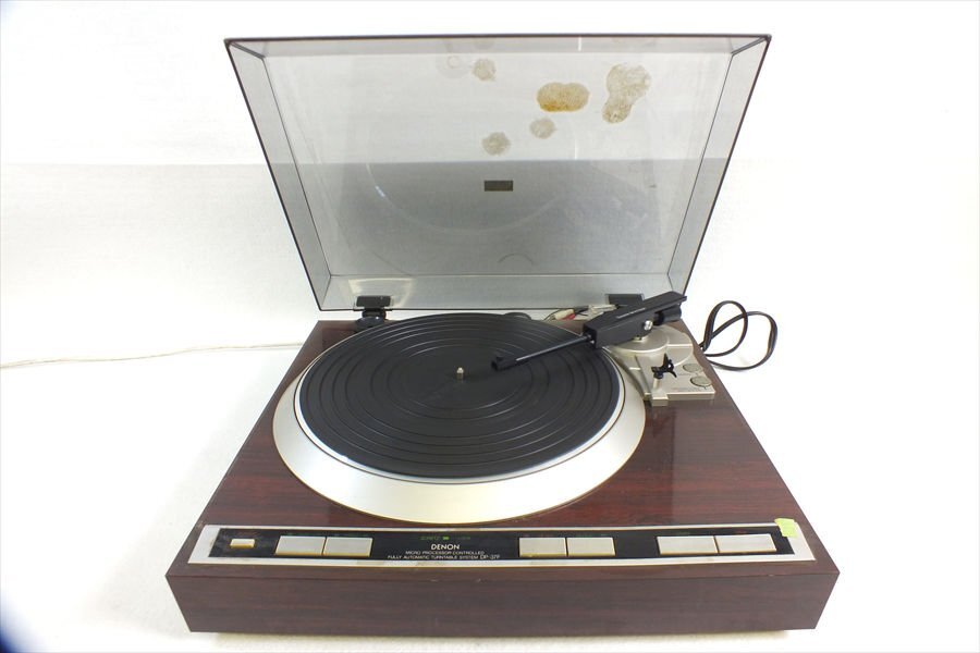 【美動作品】デノン DP37F 針カートリッジ付 DL65 レコードプレーヤー デノン レコードプレーヤー オートマチック ターンテーブル
