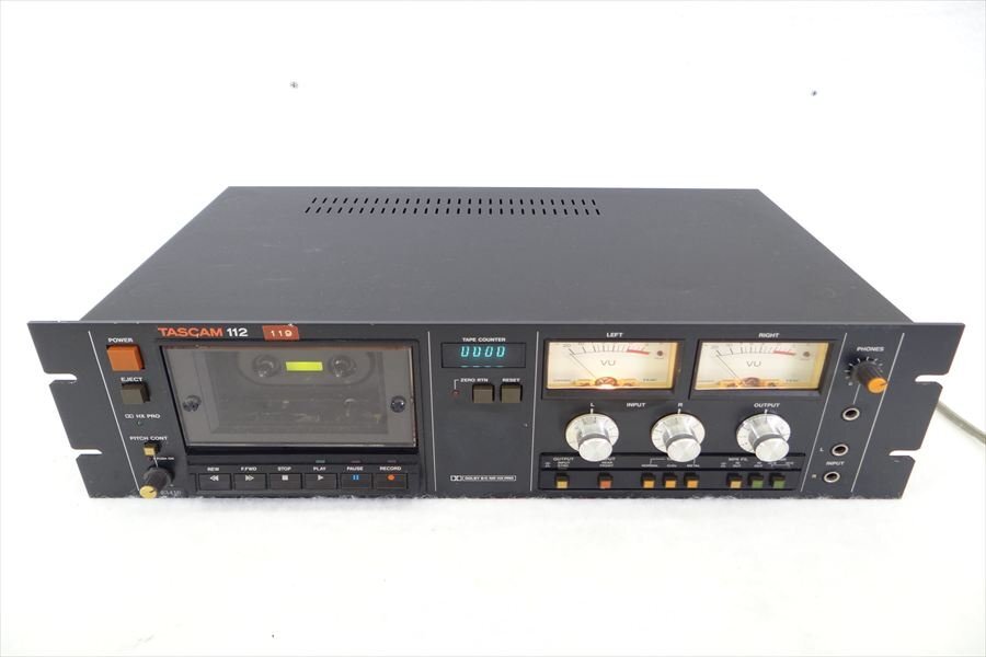 Yahoo!オークション -「tascam 112」(一般) (カセットデッキ)の Yahoo!オークション -「tascam 112」(一般) (カセットデッキ)の