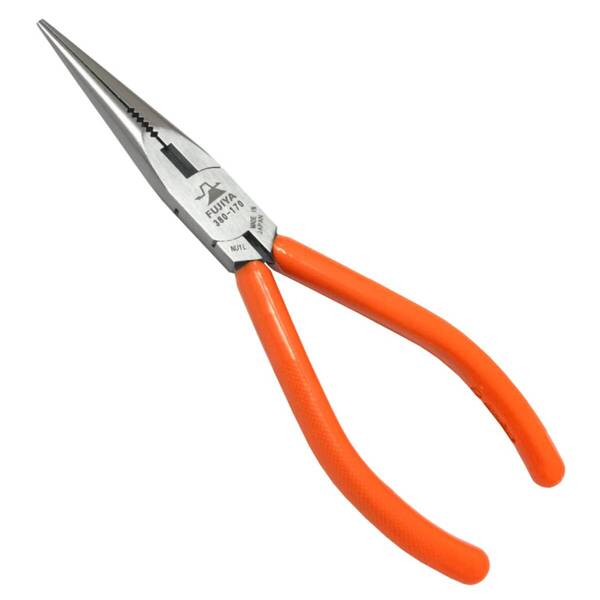 【特価商品】(プライヤー機能付) 細かい作業に最適な先細仕様 170mm ロングラジオペンチ 380-170 フジ矢(Fujiya
