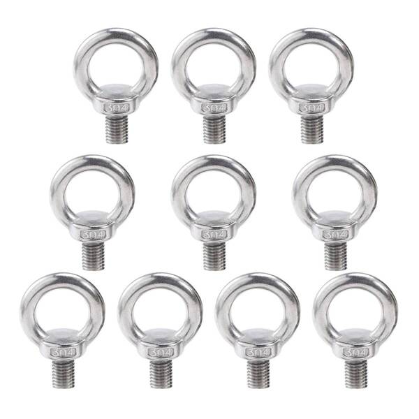 【特価商品】木工 家具 地震対策 金具 補助 補強 固定 吊り下げ M6メススレッド ボルトセット 」 ステンレス製 「 アイボル