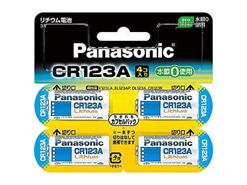 【人気商品】CR-123AW/4P カメラ用リチウム電池 Panasonic